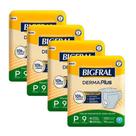 Kit 4X 9 Tiras Fralda Geriátrica Bigfral Derma Plus Tamanho P Descartáveis