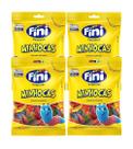 Kit 4x Bala Fini Gelatina Minhoca Brilho 100g - Cimed
