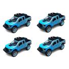 Kit 4x Brinquedo carrinho Camionete 4x4 propulsão - AP TOYS