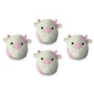 Kit 4x Brinquedos Pelúcia de Vaquinha Rosa - Ty Rara