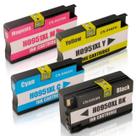Kit 4x Cartuchos Compatíveis 950xl 951xl p/ 8100 8600w 8600 8620 8610 251dw MICROJET