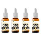 Kit 4x Coenzima Q10 100mg gotas Laranja 4x30ml Flora Nativa