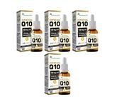 Kit 4x CoenzimaQ10 Ubiquinona 100ml Flora Nativa do Brasil