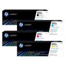 Kit 4x Cores Toner 202A M281FDW M254DW I BK+C+Y+M