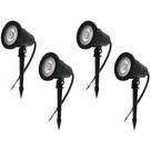 Kit 4x Espeto De Jardim 7W IP65 Bivolt Verde Kit 4x Espeto De Jardim 7W IP65 Bivolt Verde