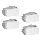Kit 4x Interruptor Paralelo S3B72030 Branco Miluz Schneider