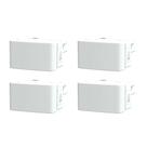 Kit 4x Interruptor Simples Lunare Up Schneider S40010 Branco