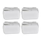 Kit 4x Interruptor Simples S3B72010 Branco Miluz Schneider
