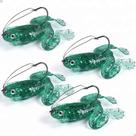 Kit 4x Isca Artificial Sapo Soft Anti Enrosco Traíra Tucunaré 5,5cm