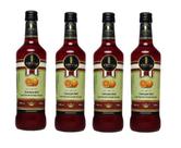 Kit 4x Licor Fórmula Curaçau Red 720ml