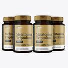 Kit 4x - Melatonina + Triptofano - 60 cápsulas
