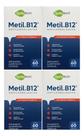 Kit 4x Metil B12 Metilcobalamina Qualynutri 60 Cápsulas