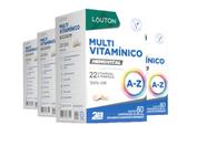Kit 4x Multivitamínico Hemovital 60 cápsulas Lauton