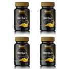 Kit 4x Omega 3 - Alta Concentração de DHA 240 mg e EPA 360 mg por Porção, Livre de Glúten