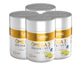 Kit 4x Ômega 3 EPA DHA Vit. E 60 cápsulas Body Action
