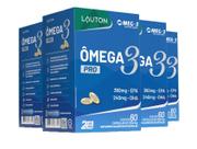 Kit 4x Ômega 3 Pro 1350mg 60 cápsulas Lauton