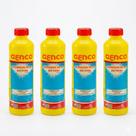 Kit 4x pH Mais Liquido Genco 1 Litro Limpeza Piscinas