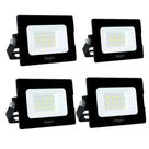 Kit 4X Projetor Refletor Led 50W Elgin (branco Frio - 6500k)