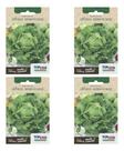 Kit 4x Sementes Alface Americana Alta Qualidade E Germinação