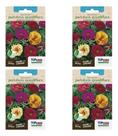 Kit 4x Sementes De Onze Horas Sortida Dobrada Portulaca 80mg