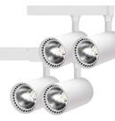 Kit 4x Spot Luminárias Led Para Trilho Eletrificado 7w