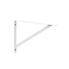 kit 4x Suporte Mão Francesa para Prateleira 30 cm Branco