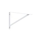 kit 4x Suporte para Prateleira com Fixação 30 cm profundidade Branco