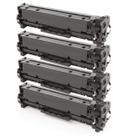 Kit 4x Toner Compatível CC530A CE410A CF380A CYMBK 100% Novos p/ CM2320 M375NW M451NW