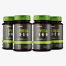 Kit 4x - Triplo Omega 3-6-9 - 70 cápsula Kit 4x - Triplo Omega 3-6-9 - 70 cápsula