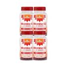 Kit 4x Vitamina K2 500mg 60 Cps - CHAMEL
