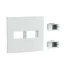 Kit 4x4 M Informática Dupla Branco Fosco Lunare Up Schneider