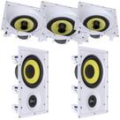Kit 5.0 JBL 3 Caixas Gesso CI PLUS 6SA + 2 Caixas CI PLUS 6R