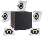 Kit 5.1 JBL 3 cxs CI PLUS 6SA + 2 CI PLUS 6S + Sub 200P
