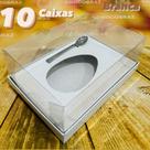 KIT 5~20 CAIXAS PARA OVO DE PÁSCOA AJUSTAVEL 250/350/500g BRANCA OU KRAFT PÁSCOA 2025 OFF COR E QUANTUDADE:10 CX BRANCAS