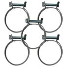 Kit 5 Abraçadeiras Mangote Aço Galvanizado 99x107mm 32mm de Largura Londribor