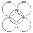 Kit 5 Abraçadeiras Sem Fim Aço Galvanizado 89x108mm 14mm de Largura Londribor
