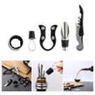 Kit 5 Acessórios Para Vinho Saca Rolha Abridor Dosador Aerador Antigotejamento Kit 5 Acessórios Para Vinho Saca Rolha Abridor Dosador Aerador Antigotejamento