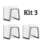 Kit 5 Aço inoxidável Suporte Porta Esponja para bucha de pia Prateleira de cozinha Qualidade