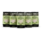 Kit 5 Açúcar Orgânico Itajá Cristal 1kg Natural e Sem Refinamento