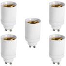 Kit 5 adaptador de receptaculo bocal soquete de gu10 para e27