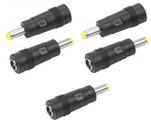 Kit 5 Adaptador P4 2.1 5.5mm Fêmea / 1.7 4mm Macho Chipsce