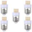 Kit 5 adaptador receptaculo bocal soquete de e27 para g9
