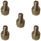 Kit 5 Adaptadores Redutores para bico / válvula Jumbo Fêmea
