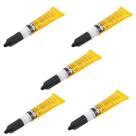 Kit 5 Adesivo Cola Instantaneo 3,5g Vonde