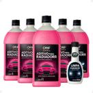 Kit 5 adtivos radiadores limpa radiador rosa flex disel orbi