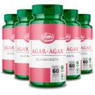 Kit 5 Ágar Ágar Unilife 60 Cápsulas