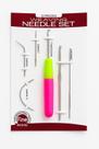 Kit 5 Agulha Para Aplicação Nina Mega Hair Crochet Braids Twist Dreads e Penteados ENVIO IMEDIATO