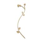 Kit 5 Aplique Flores Decorativas 6mm Mod 2 35x7,5 Mdf Madeira