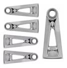 Kit 5 Apliques Acabamento Roda Calota I30 Cromada Kit 5 Apliques Acabamento Roda Calota I30 Cromada