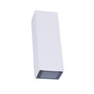Kit 5 Arandela Duo Blindada Efeito 2 Fachos Duplo Led 5w 3000k Branca
